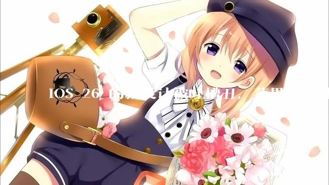 iOS 26 的新设计被吐槽丑，苹果在设计更新时考虑了哪些因素？你对这一设计都有哪些评价？